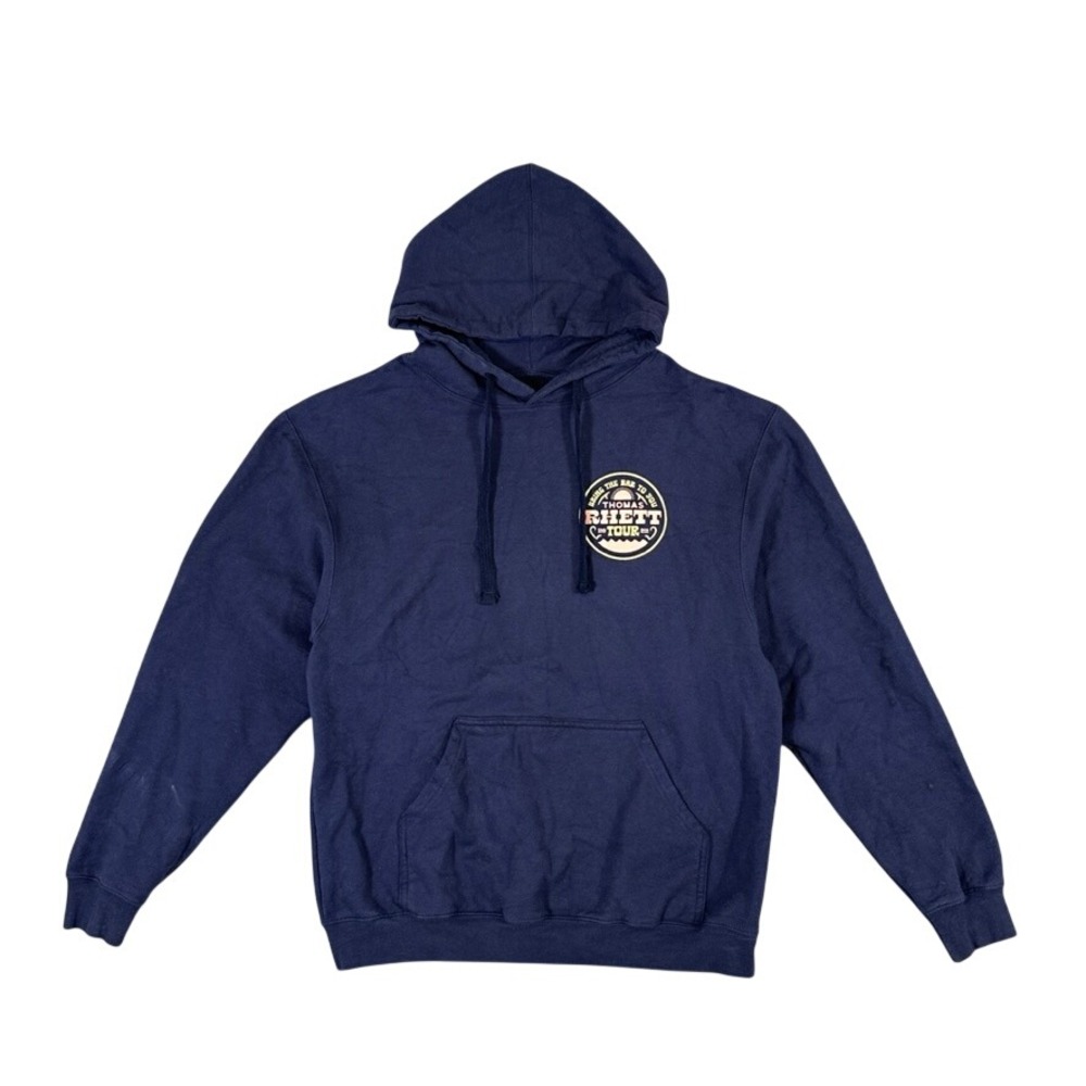 Thomas Rhett Bring The Bar To You 2022 Tour Hoodie Navy Blue Mens Medium M